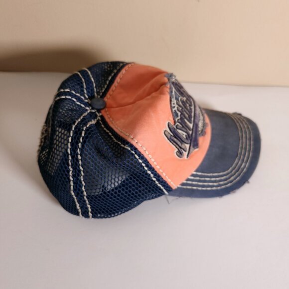 Robin Ruth Myrtle Beach Cap Distressed Mesh Snapback Adjustable Hat Embroidered - Picture 2 of 13